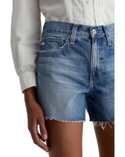 AG Jeans Halle High Rise Relaxed Shorts -Wardrobe Trend 91aB5V27qQL. AC SR736920