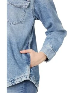 AG Jeans Maci Denim Shirt Jacket | Coats & Outerwear -Wardrobe Trend 91oRag5JfgL. AC SR736920