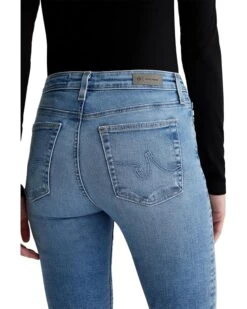 AG Jeans Mari Mid-Rise Slim Straight Crop Jeans in 18 Years Avalon -Wardrobe Trend 91vQ9TM1O L. AC SR736920