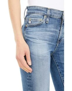 AG Jeans Mari High-Rise Slim Straight in 15 Years Shoreline | Jeans -Wardrobe Trend 91yO3Lt8LLL. AC SR736920